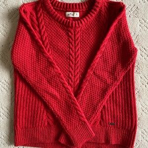 Hollister cable knit sweater